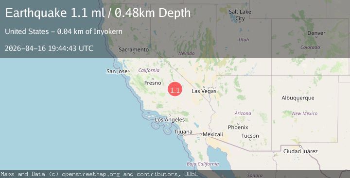Map of 16 km NE of Little Lake, CA