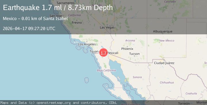 Map of 12 km NW of Progreso, B.C., MX