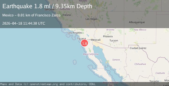 Map of 31 km NNE of Ensenada, B.C., MX