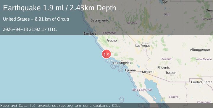 Map of 8 km WSW of Orcutt, CA