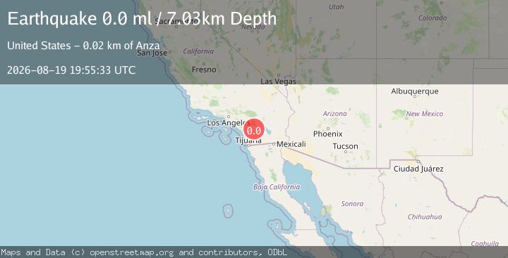 Map of 15 km N of Warner Springs, CA
