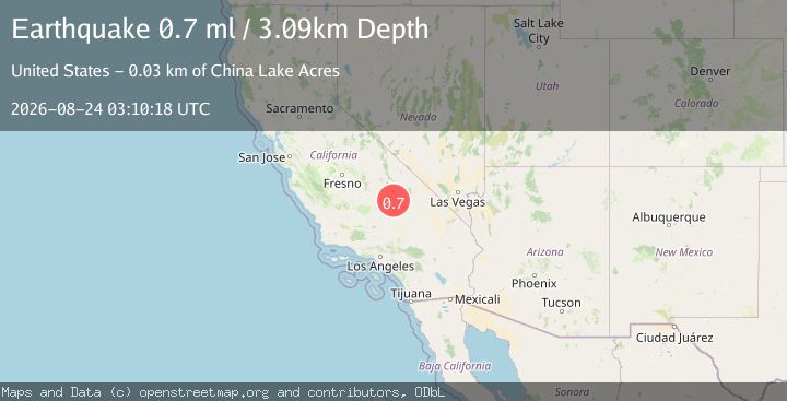 Map of 18 km E of Little Lake, CA