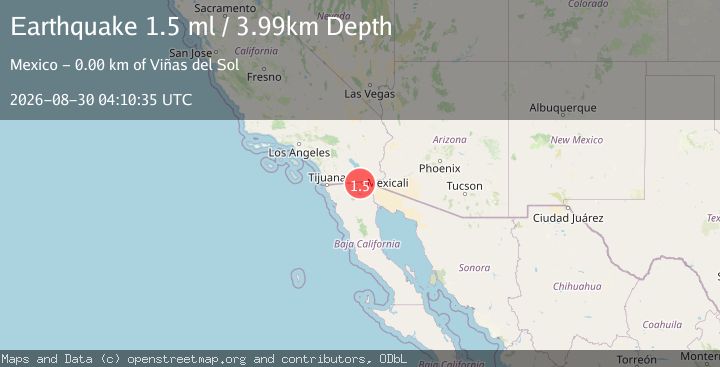 Map of 5 km NNE of Progreso, B.C., MX