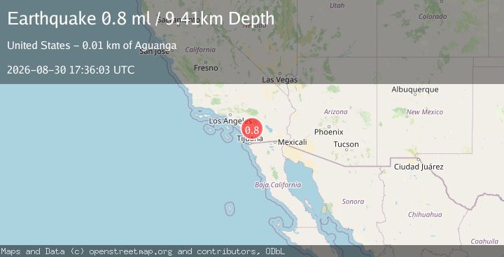 Map of 3 km SSW of Palomar Observatory, CA