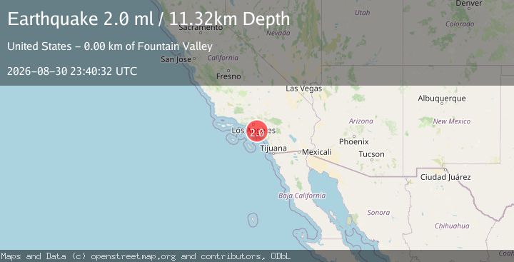Map of 1 km N of Huntington Beach, CA