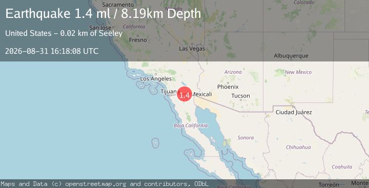 Map of 20 km WNW of Progreso, B.C., MX