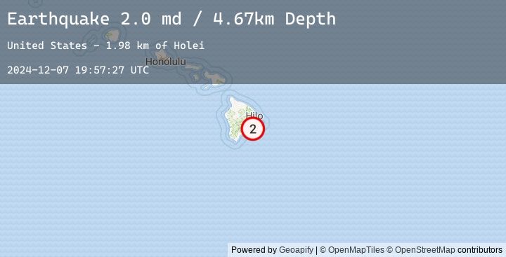 Map of 15 km S of Fern Forest, Hawaii