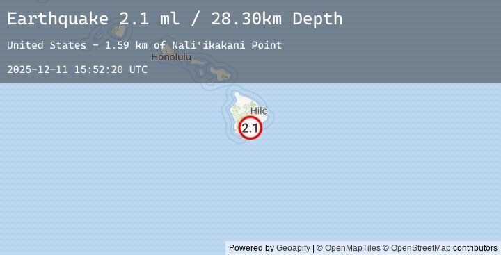 Map of 13 km E of Pāhala, Hawaii