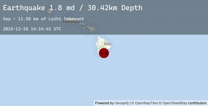 Map of 21 km SE of Pāhala, Hawaii