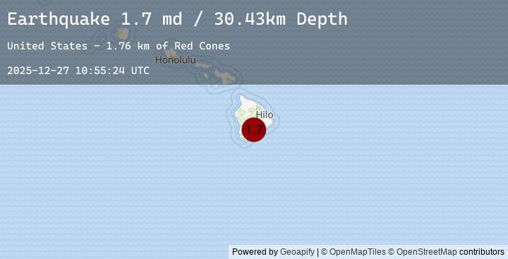 Map of 10 km NE of Pāhala, Hawaii