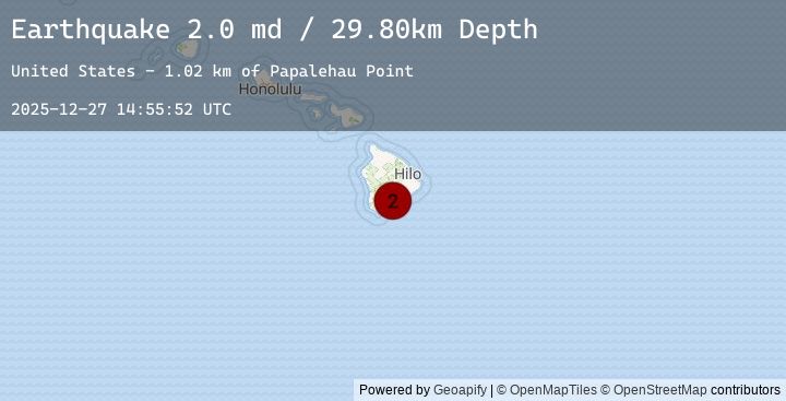 Map of 10 km E of Pāhala, Hawaii