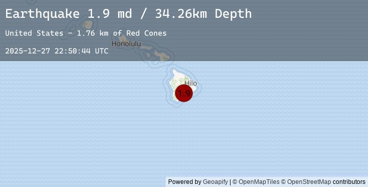 Map of 14 km NE of Pāhala, Hawaii