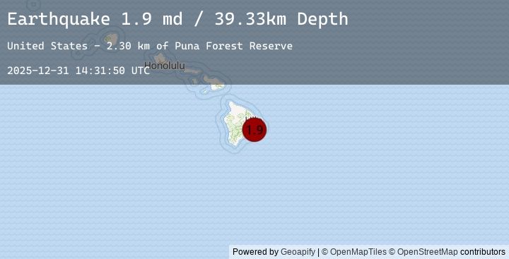 Map of 8 km SE of Eden Roc, Hawaii