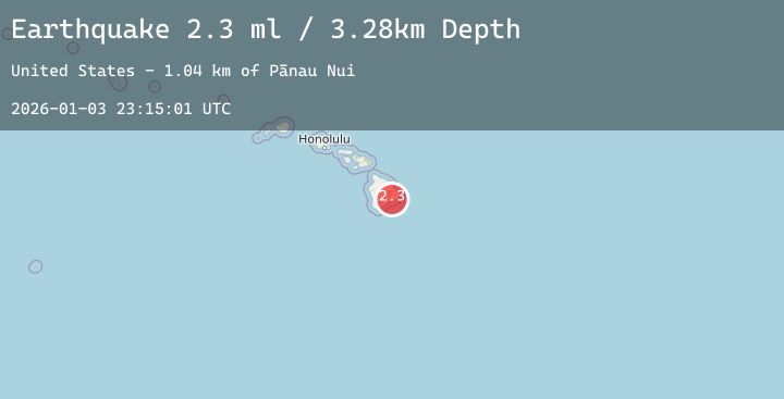 Map of 12 km S of Fern Forest, Hawaii