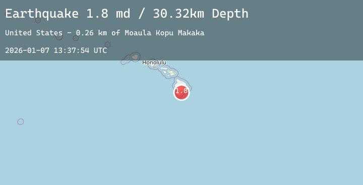 Map of 4 km S of Pāhala, Hawaii