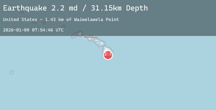 Map of 11 km E of Pāhala, Hawaii
