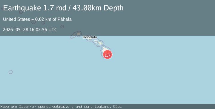 Map of 24 km E of Pāhala, Hawaii