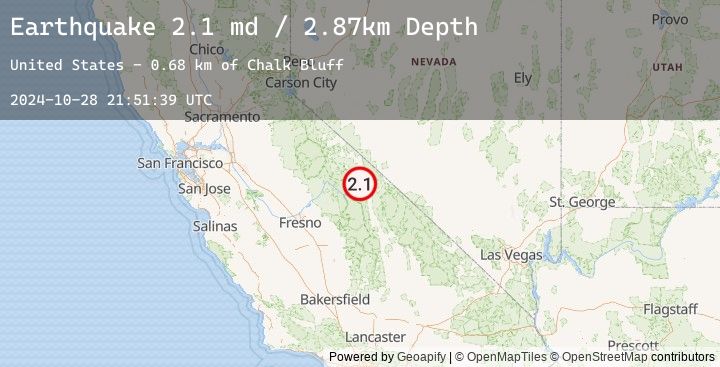 Map of 6 km NW of Dixon Lane-Meadow Creek, CA