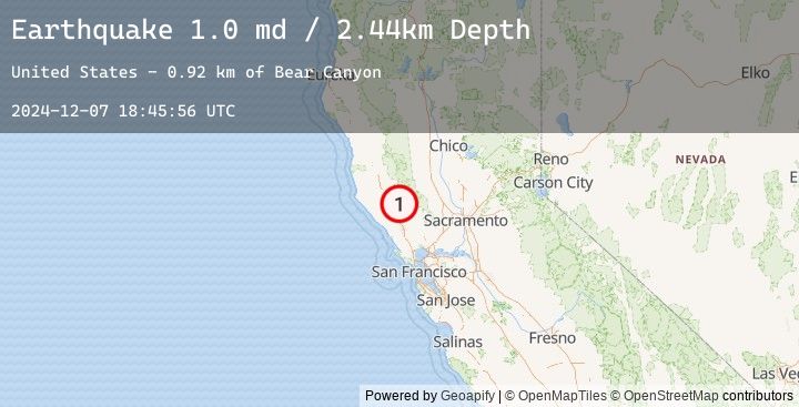 Map of 8 km WNW of Cobb, CA
