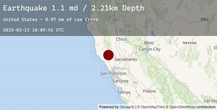 Map of 4 km WNW of Cobb, CA
