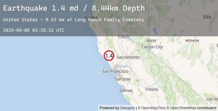Map of 7 km of Healdsburg, CA