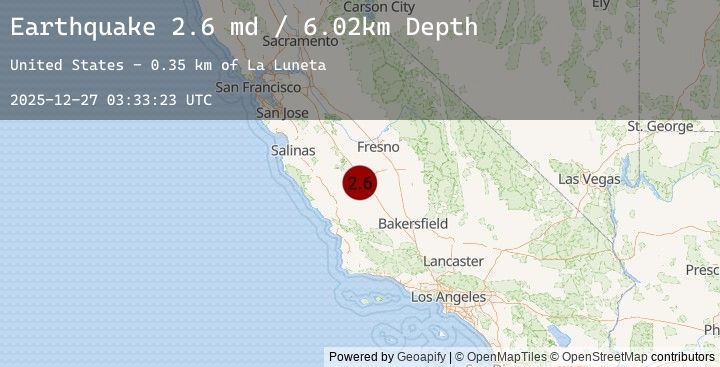 Map of 10 km NNW of Avenal, CA