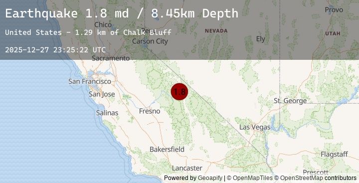 Map of 6 km NW of Dixon Lane-Meadow Creek, CA