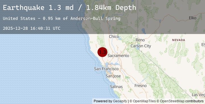Map of 3 km NW of Anderson Springs, CA
