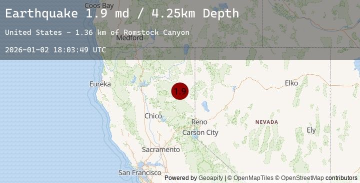 Map of 14 km N of Susanville, CA