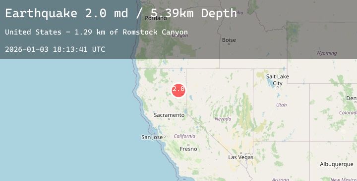 Map of 14 km NNW of Susanville, CA
