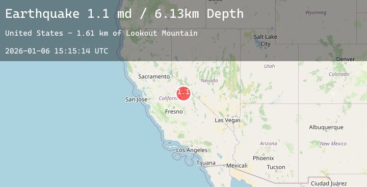Map of 9 km NNE of Mammoth Lakes, CA