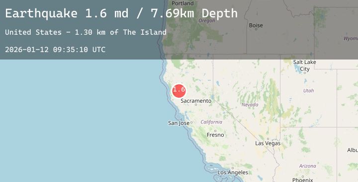 Map of 12 km NNW of Lake Pillsbury, CA