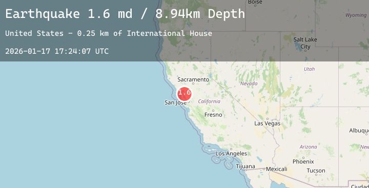 Map of 2 km E of Berkeley, CA