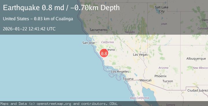 Map of 24 km E of San Ardo, CA
