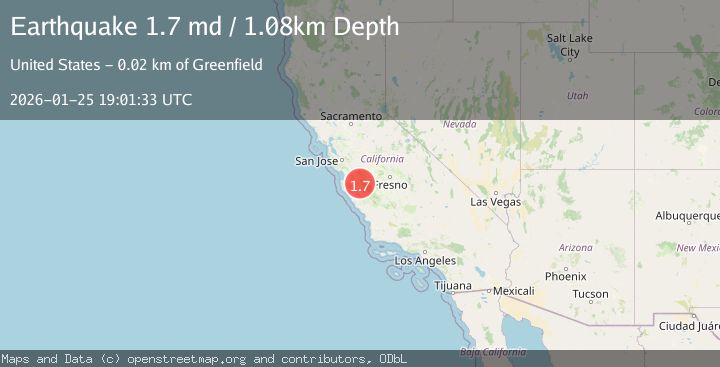 Map of 4 km SE of Pinnacles, CA