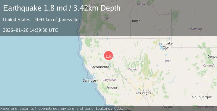 Map of 16 km SE of Honey Lake, CA