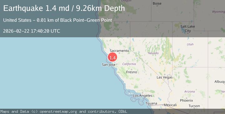 Map of 6 km NE of Black Point-Green Point, CA