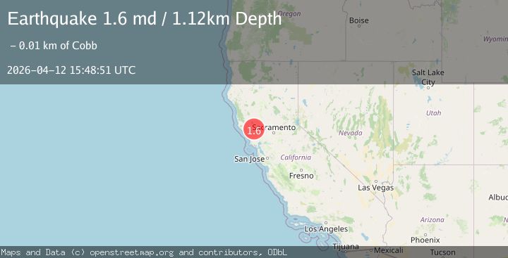 Map of 2 km SW of Anderson Springs, CA