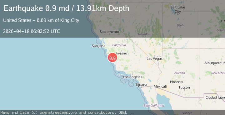 Map of 12 km WSW of San Ardo, CA