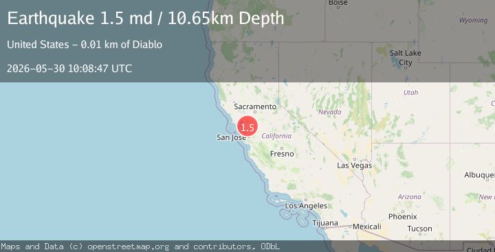 Map of 5 km N of Diablo, CA