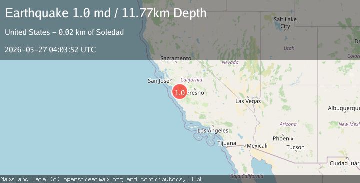 Map of 3 km NE of Pinnacles, CA