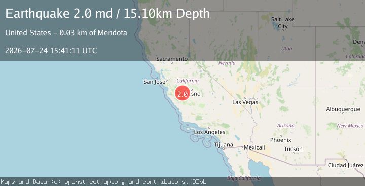 Map of 15 km NE of New Idria, CA