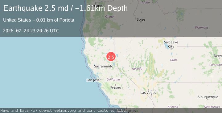 Map of 7 km NE of Lake Davis, CA