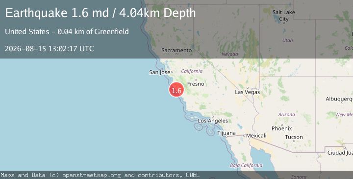 Map of 8 km ENE of Lopez Point, CA