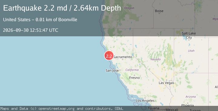 Map of 10 km W of Boonville, CA