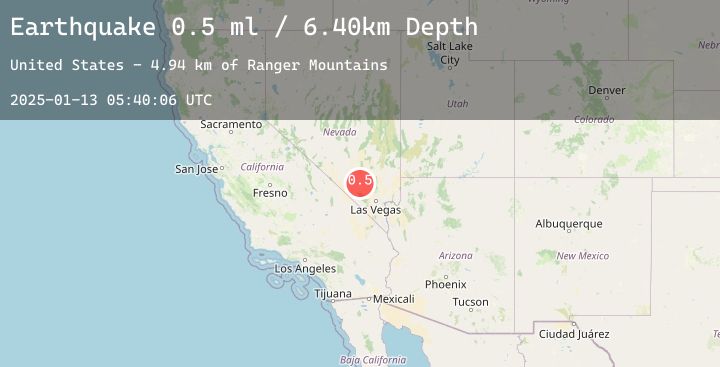 Map of 28 km NNW of Indian Springs, Nevada