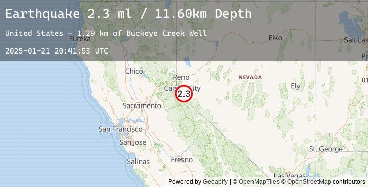 Map of 4 km NNE of East Valley, Nevada