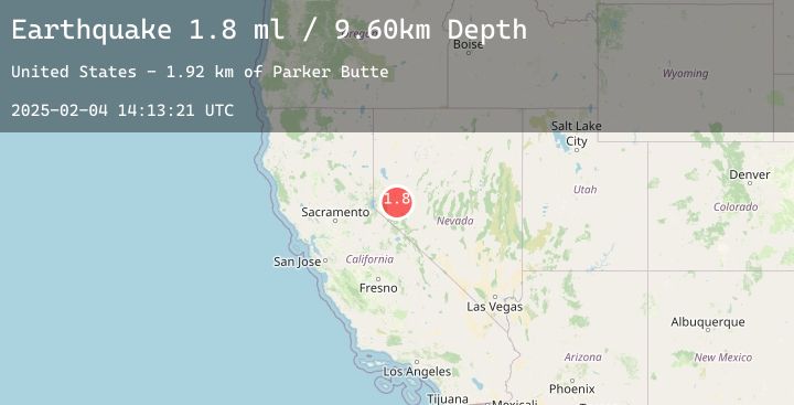 Map of 20 km NNE of Yerington, Nevada