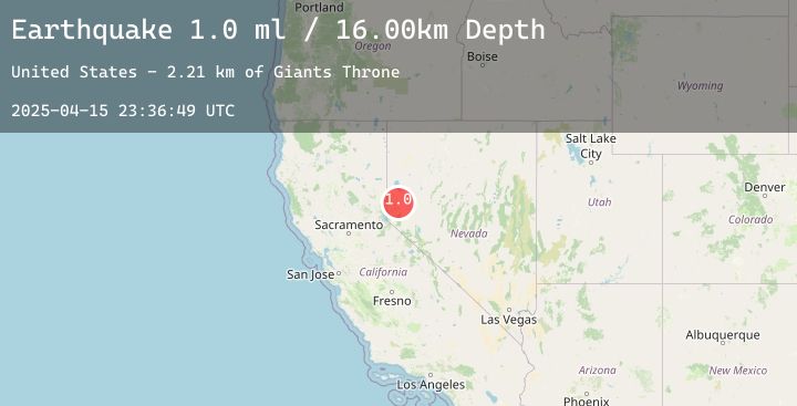 Map of 17 km E of Sparks, Nevada