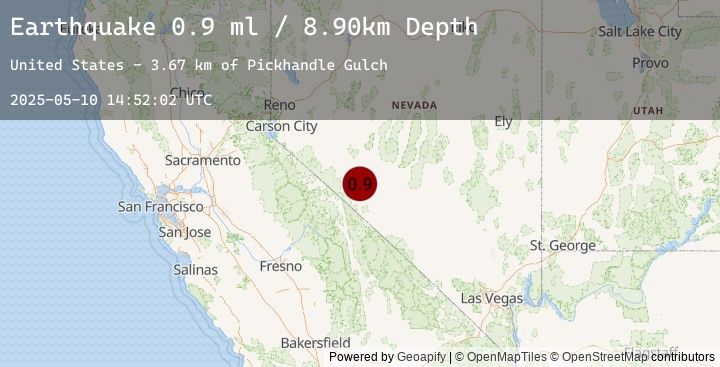 Map of 24 km SSE of Mina, Nevada